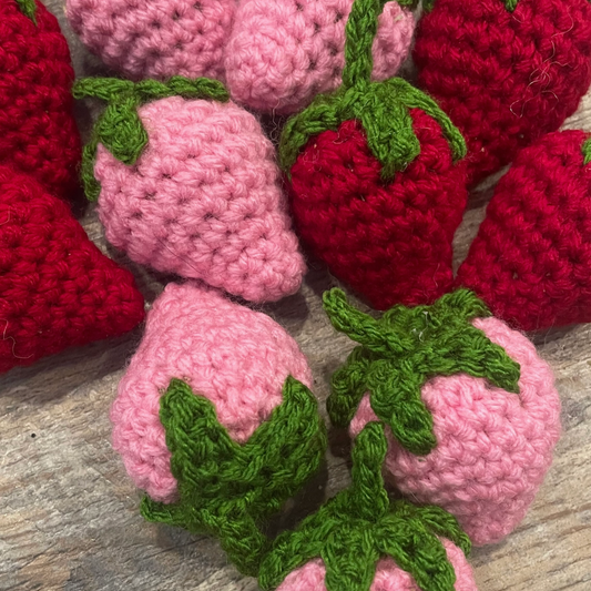 Strawberry Catnip Toy