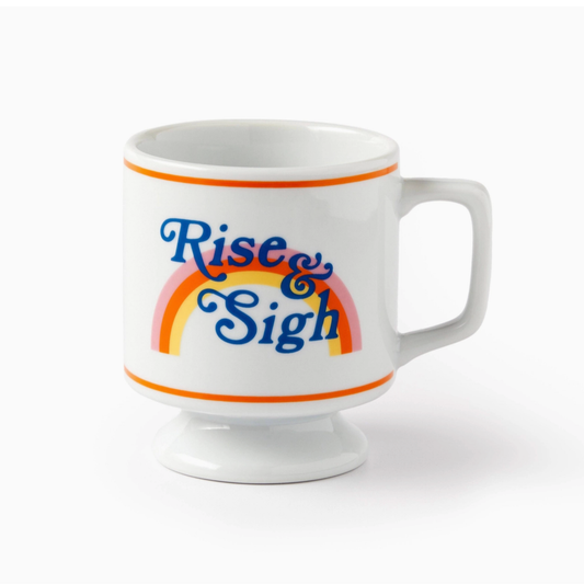 Rise & Sigh Pedestal Mug