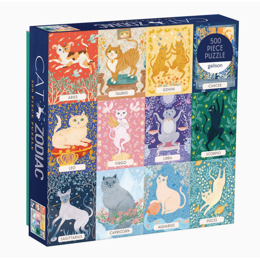 Cat Zodiac 500 Piece Puzzle