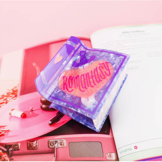 Romantasy Book Hair Clip