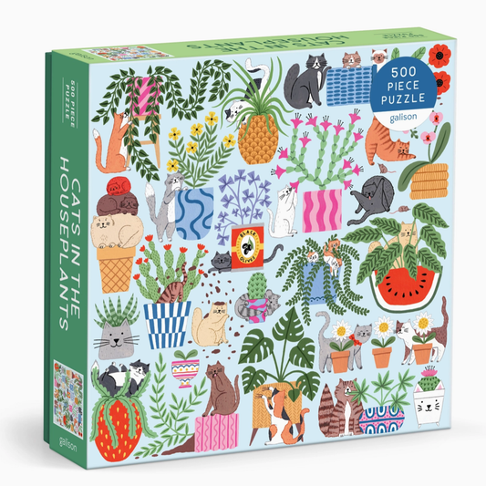 Cats in the Houseplants 500 Piece Puzzle
