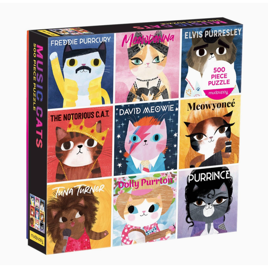Music Cats 500 Piece Family Puzzle