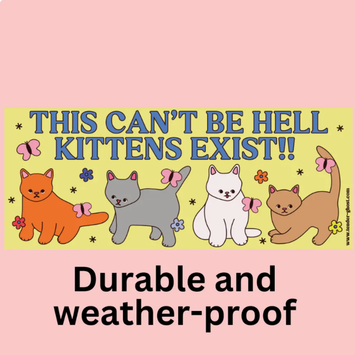 Kittens Exist Bumper Magnet