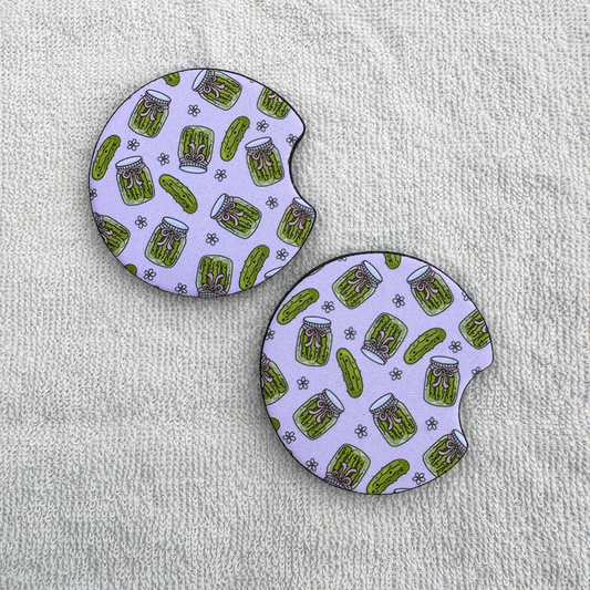 Pickle Car Coasters