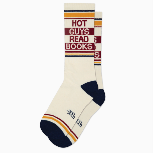 Hot Guys Read Books Socks
