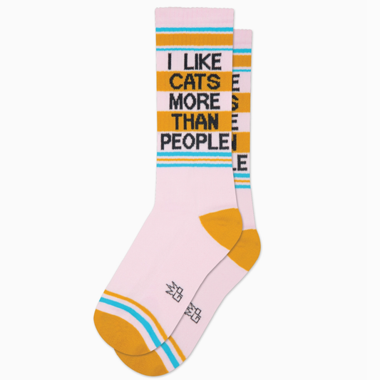 I Like Cats More Than People Socks