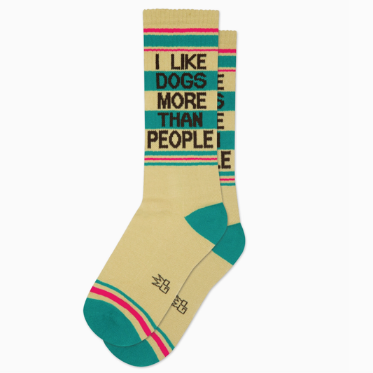 I Like Dogs More Than People Socks