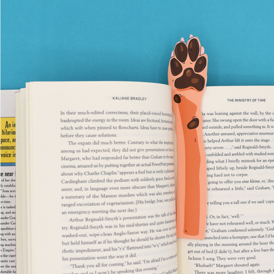 Dog Paw Bookmark