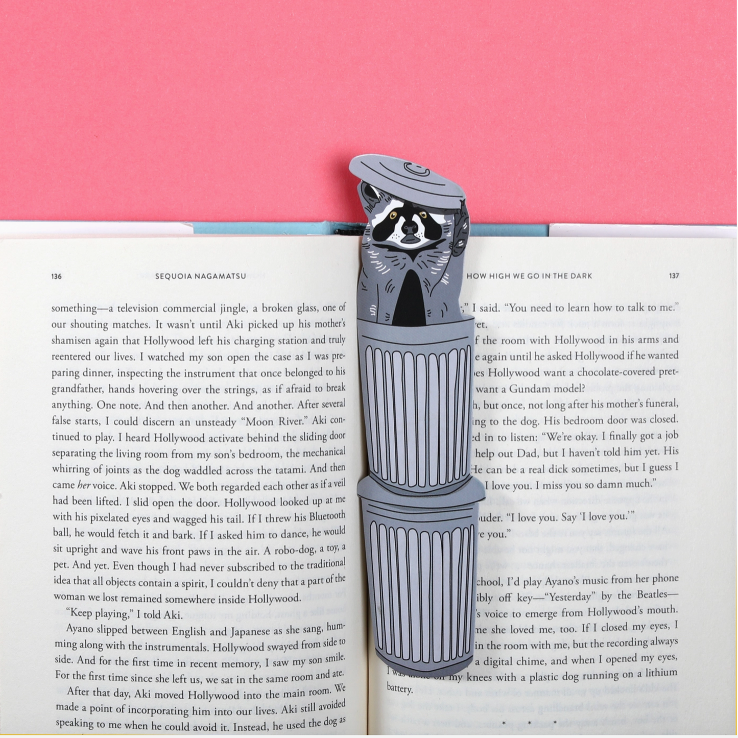 Raccoon Bookmark