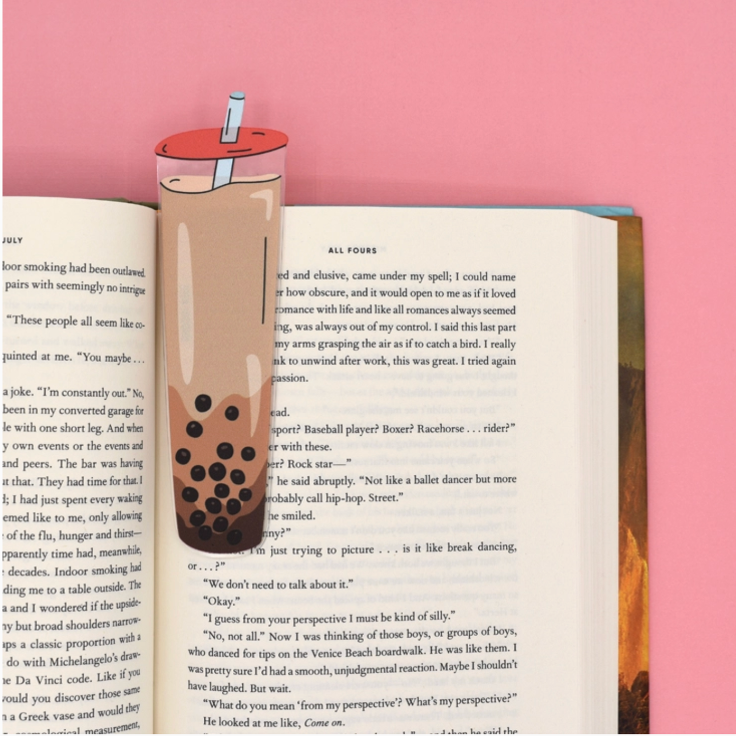 Boba Tea Bookmark