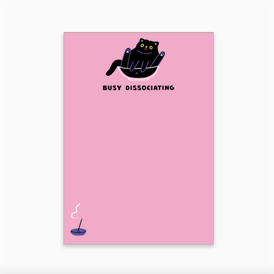 Dissociating Cat Notepad