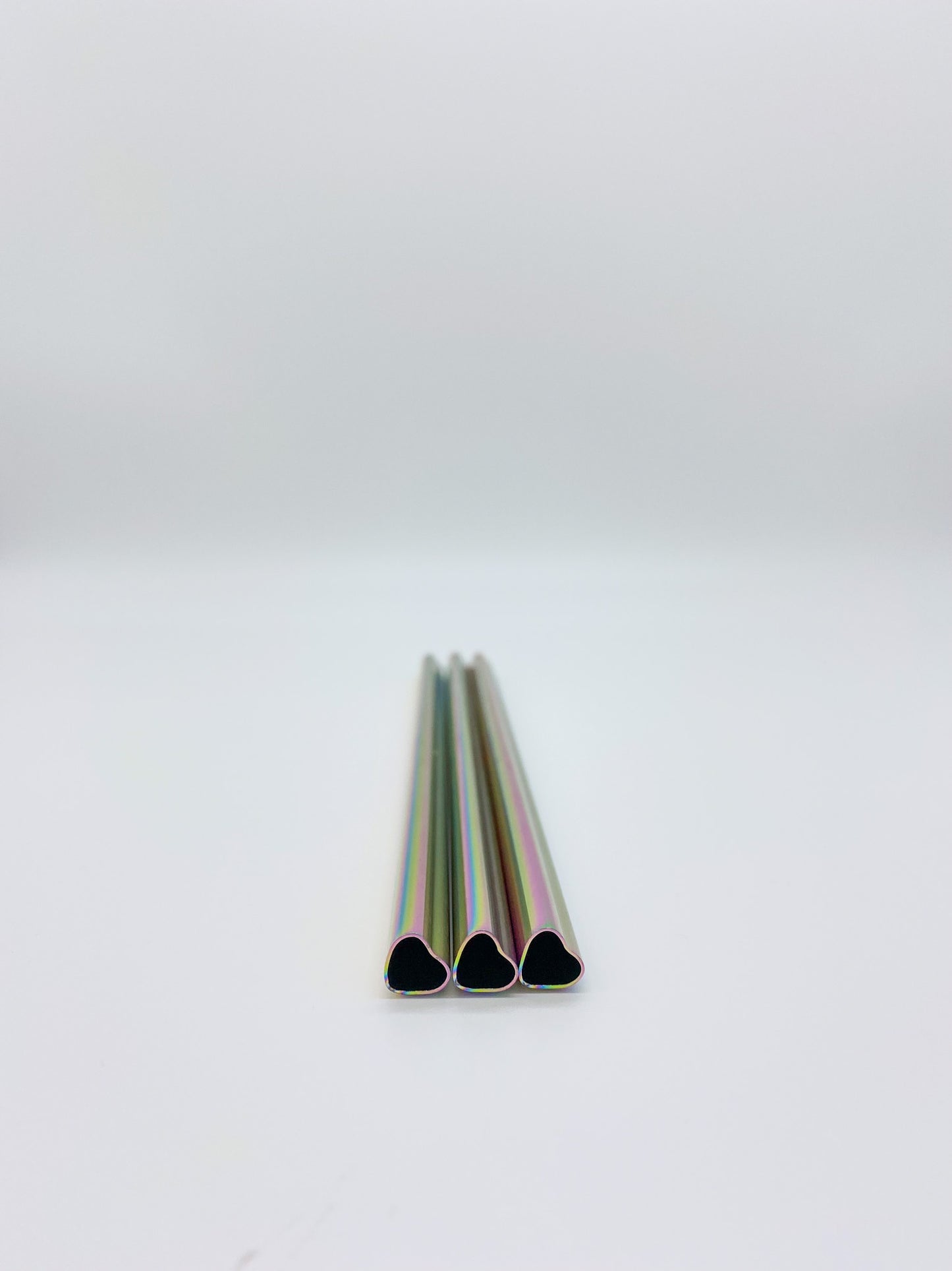 Heart Shaped Reusable Stainless Steel Drinking Straw